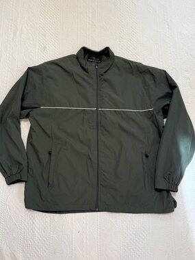 Page and Tuttle Green Windbreaker Golf Jacket Men’s XL